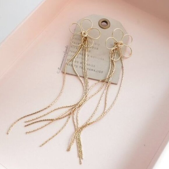 Anthropologie Darling Daisy Drop Earrings - Picture 2 of 4